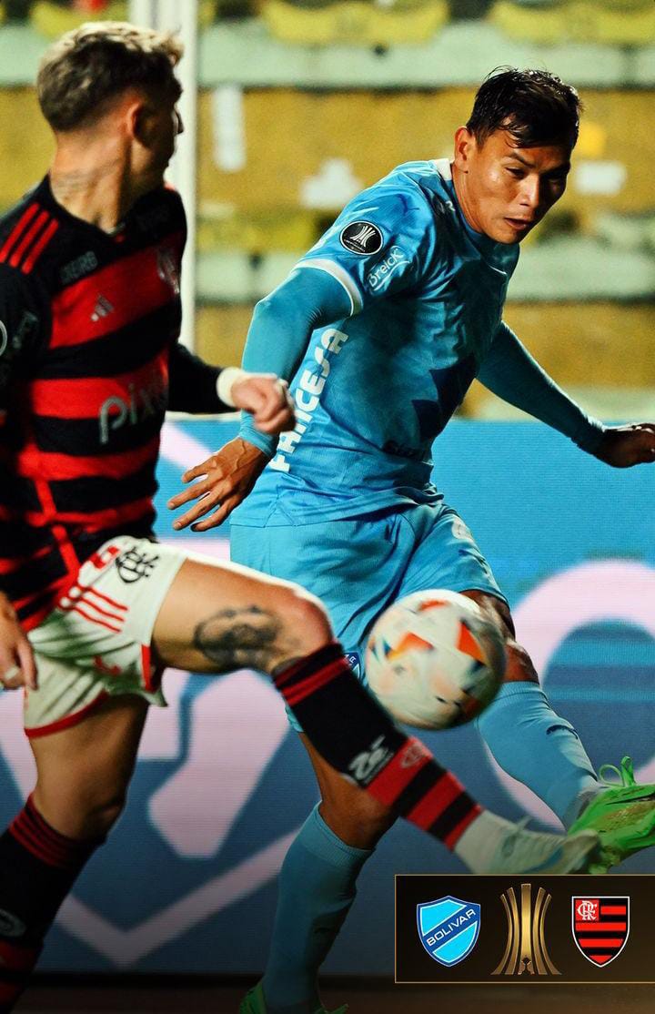 🫵🏼PEÑAROL YA TIENE RIVAL PARA CUARTOS DE FINAL! 

El equipo Flamengo🇧🇷 le ganó a Bolivar🇧🇴 por diferencia de un gol 1-0 (1-2) y se proclama rival en cuartos de final de Copa Libertadores ante el Club Atlético Peñarol, el partido se disputará en 4 semanas.
