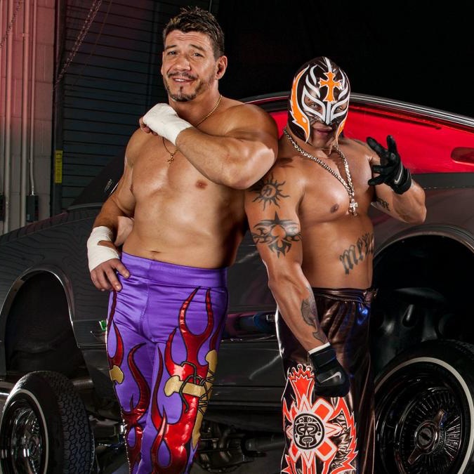 WrestleClips's tweet photo. Eddie Guerrero and Rey Mysterio ❤️ https://t.co/tc1Ko4kRMq