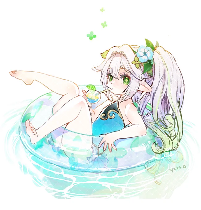 まだまだ暑いわね#原神 #nahida 