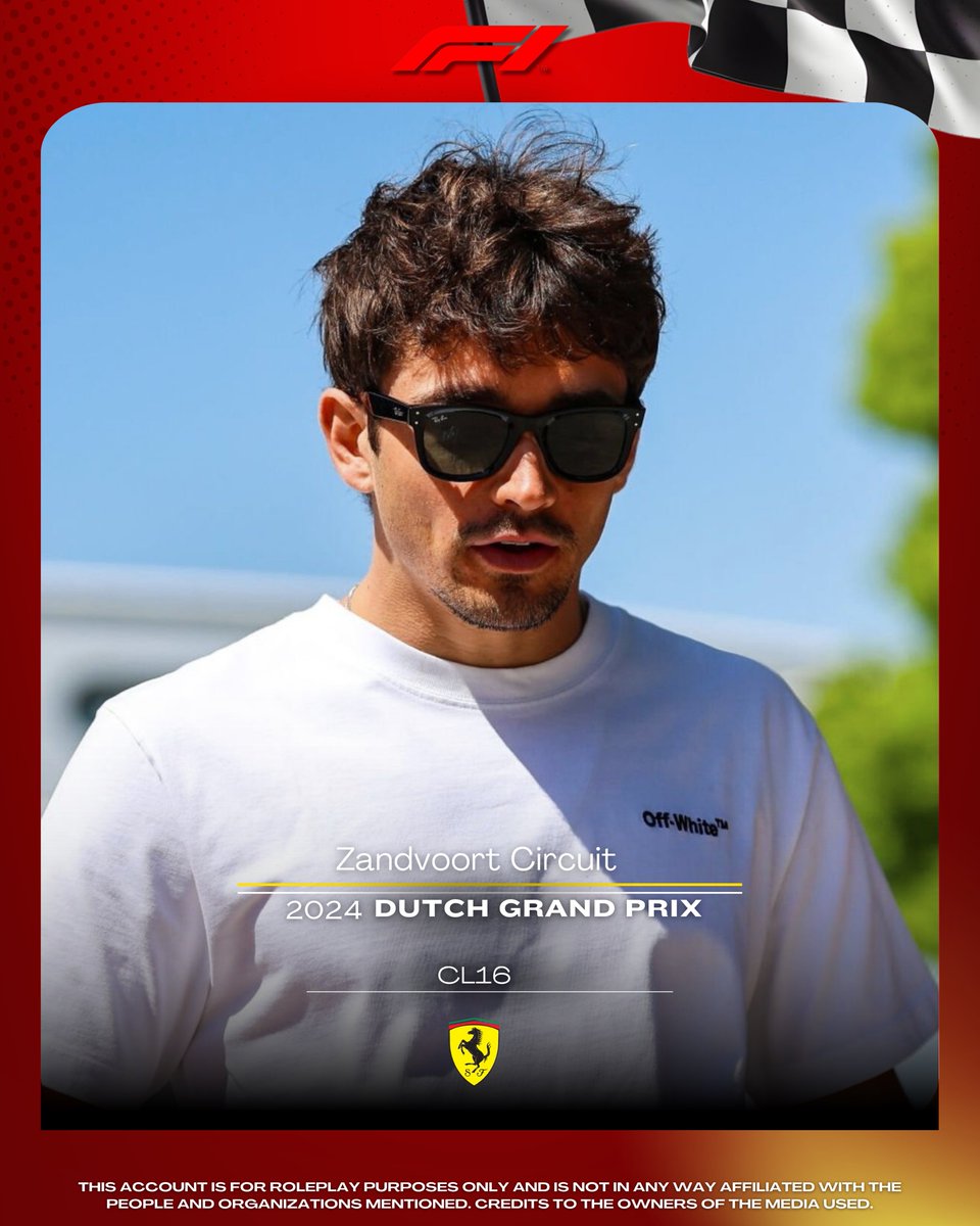 ㅤ 

Back from the summer break and ready to race! 🇳🇱 Our drivers are recharged and focused for the Dutch Grand Prix. Let’s kick off the second half of the season in style!

ㅤ