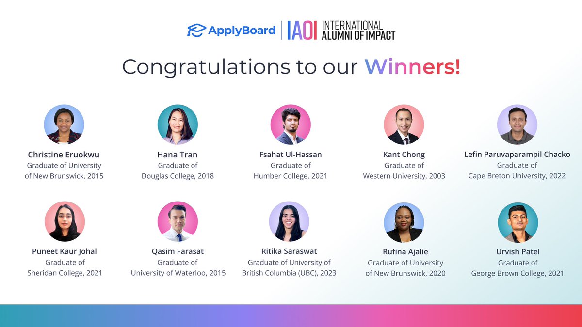Thrilled to be named a 2024 International Alumni of Impact by <a href="/ApplyBoard/">ApplyBoard</a> 🎉 Grateful for the recognition and excited to share this journey with so many incredible individuals from around the world. #InternationalAlumniofImpact #iaoi2024 #ApplyBoard