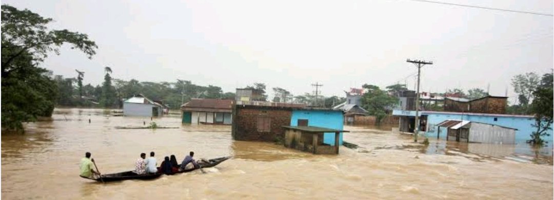 Bajarangsi69174's tweet photo. इस बार पूरा बांग्लादेश बाढ़ की चपेट में है अब वो लोग इसके लिए इंडिया को दोषी ठहरा रहे हैं। ये एक प्राकृतिक आपदा हैं। और बांग्लादेश के लोग इसके लिए भारत को दोषी करार दे रहे है और ट्विटर पर #sameonindia #indiaout  जेसे ट्रेंड चला रहे है 
#Bangladesh
#FloodInBangladesh https://t.co/G62PcqULob