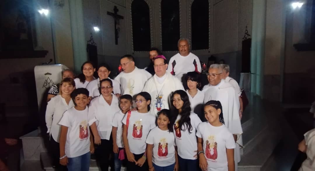 EN FOTOS// Visita de Mons. Polito Rodríguez Méndez a la Parroquia Ntra. Sra. de Coromoto este #22deAgosto