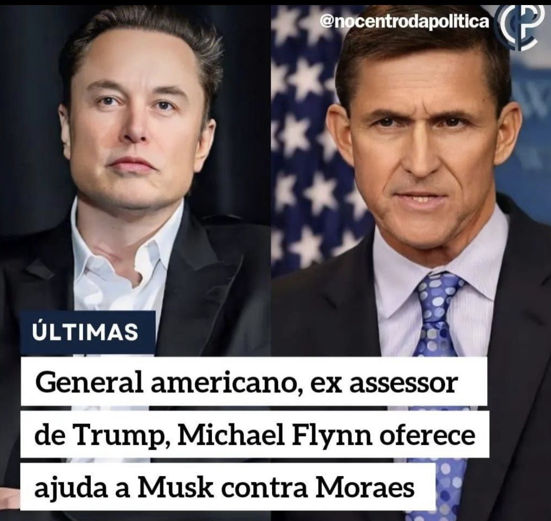 Adriano18410282's tweet photo. SE MORAES TIVER NOÇÃO QUEM É MICHAEL FLYNN ! SABE Q AGORA MAIS Q NUNCA NÃO TEM SAÍDA ! ESSE GENERAL É O NUMBER ONE DE TRUMP 💥🥚🇺🇸👁️🍿 https://t.co/di5eUhm3Lp