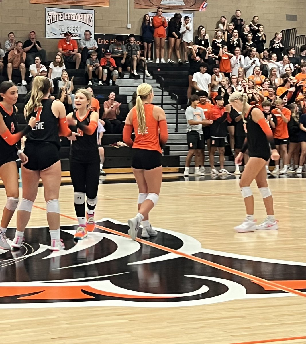 What an opener for the Tigers! <a href="/ErieTigersVB/">Erie High School Volleyball</a> wins against Fort Collins, 3-1. Congratulations to Coach Ashton on her first win as head coach <a href="/ErieHighSchool/">Erie High School</a>! <a href="/LizRussell_edu/">Liz Russell</a> <a href="/EHS_APWille/">Dan Wille</a> @EHSTigersengage <a href="/JNewsEDU/">Joe Newswander</a> <a href="/TigersPrincipal/">Josh Griffin</a> <a href="/DPerfettiDeany/">Dina Perfetti-Deany</a>