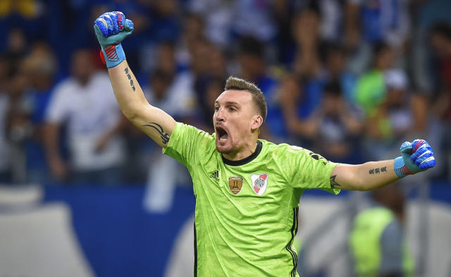 turcocarp's tweet photo. Penales atajados contra Cruzeiro en Belo Horizonte:

Franco Armani 2
Sergio Romero 0

Datos, no opiniones. https://t.co/BZnjaKuuoi