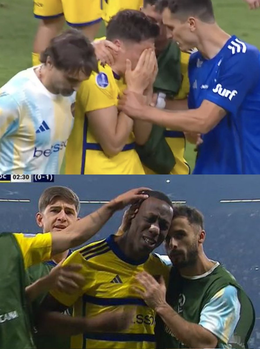 😢 Merentiel y Advíncula. Los que vienen salvándole las papas a Boca. Gracias por tanto, muchachos. Nada para reprocharles.