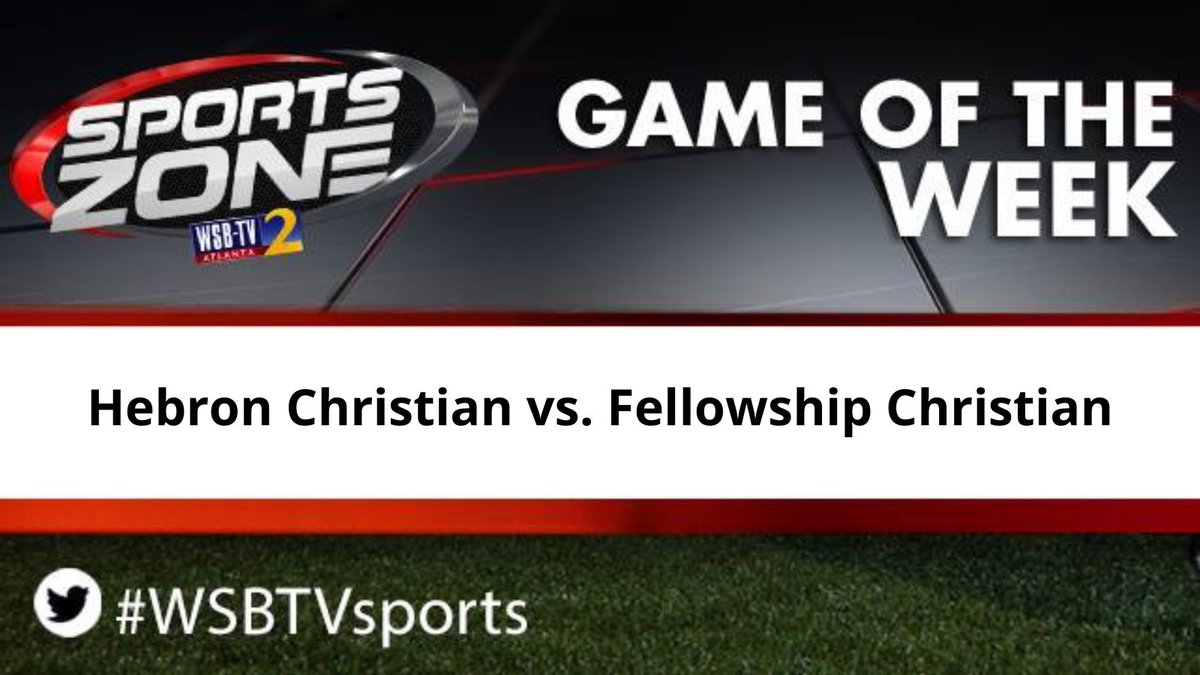 WSB-TV Sports Zone (@wsb_tvsportss) on Twitter photo Game of the Week is <a href="/HebronLionsFB/">Hebron Lions Football</a> vs. <a href="/FCS_Recruiting/">Paladins Recruiting</a>
Friday, August 23 @ 7:30p.
Watch Here: linki.ee/wsbtvsports Game of the Week is <a href="/HebronLionsFB/">Hebron Lions Football</a> vs. <a href="/FCS_Recruiting/">Paladins Recruiting</a>
Friday, August 23 @ 7:30p.
Watch Here: linki.ee/wsbtvsports