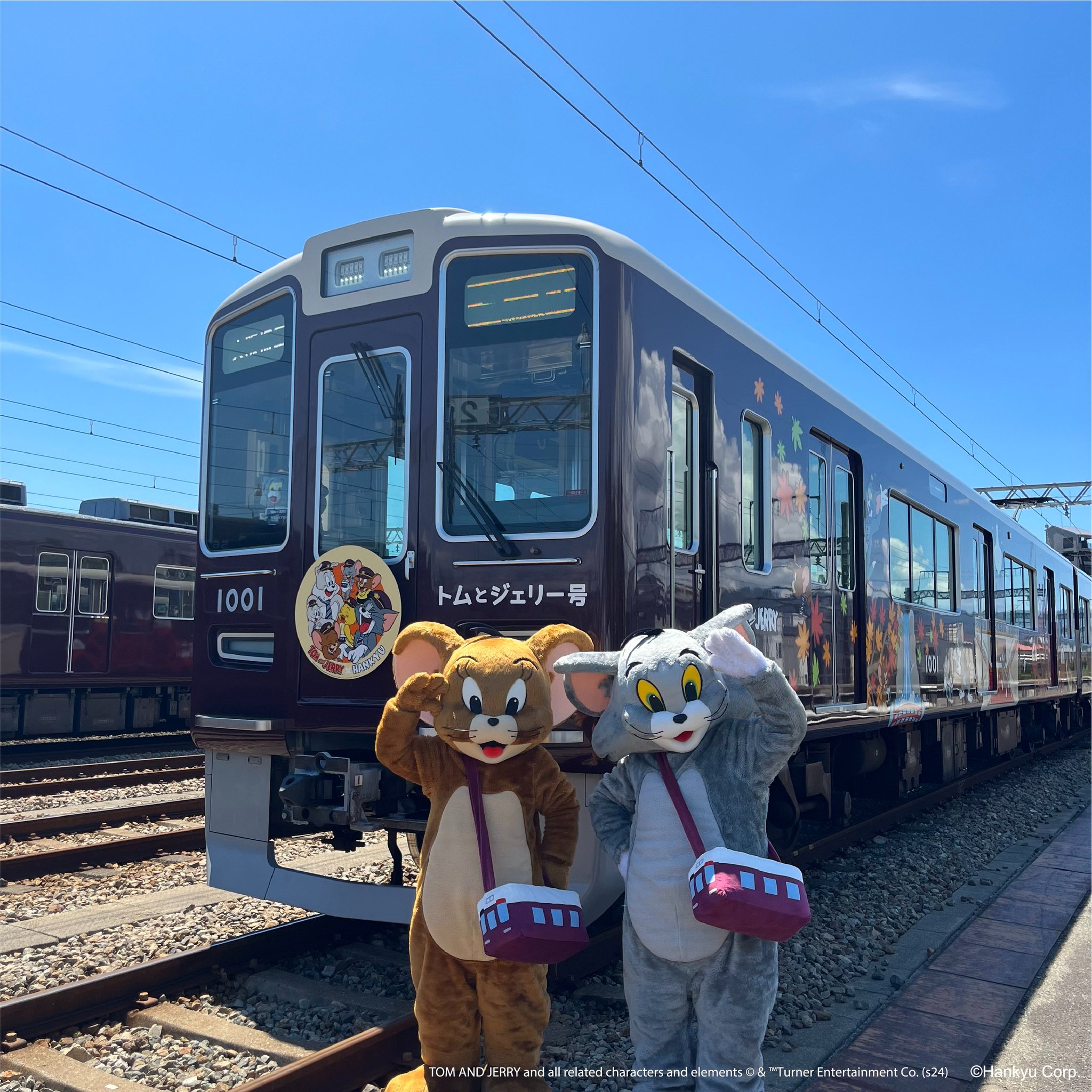 トムとジェリー x HANKYU トムジェリ 阪急電車 コラボグッズ 9/11(水)AM10:00～「トムとジェリー×阪急電車」コラボグッズ発売！