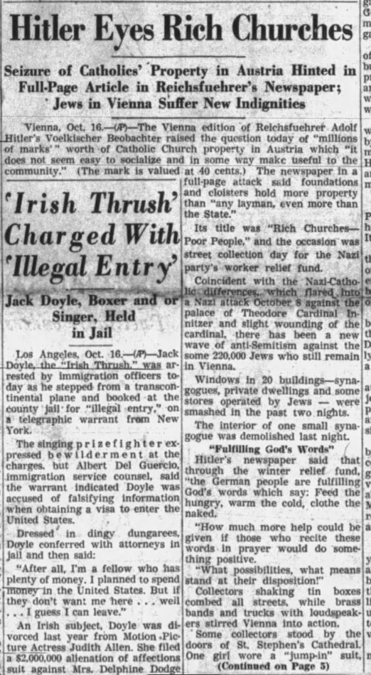 REVMAXXING's tweet photo. @Uncommonsince76 Hitler and the Nazis routinely targeted churches.

Hitler was a Pagan. https://t.co/b97ho3XZ75