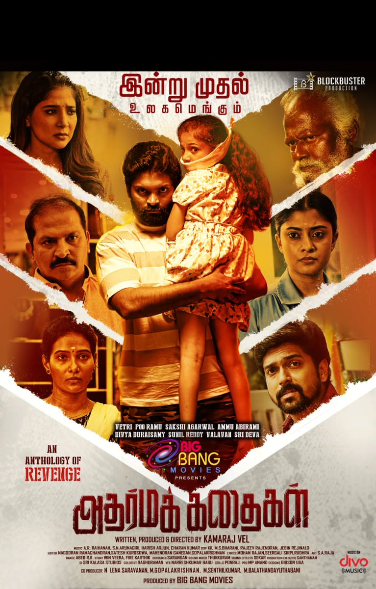 Munish_2025's tweet photo. #AdharmaKadhaigal Hitting screens today
Written, Produced & Directed by @kamarajvel15
Music by @raihanah_shekar
@act_vetri #valavan @Ammu_Abhirami @ssakshiagarwal @dhivya_dhurai @SRI_DEV_16 @MPAnand_PRO @promoteCinema @munish_2025 #AdharmaKadhaigalFromToday https://t.co/T6kMFXLrcK