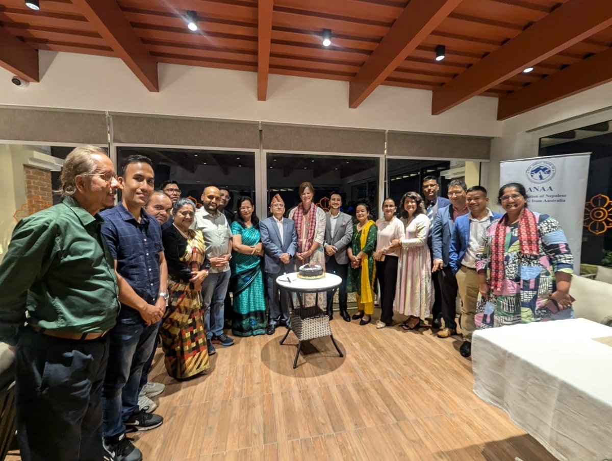 From a proud Honorary Member,🙏to the Association of Nepalese Alumni from Australia (ANAA) for fostering relationships among your members and between Nepal &amp; Australia. I’ve been delighted to see the remarkable development of ANAA throughout my tenure.