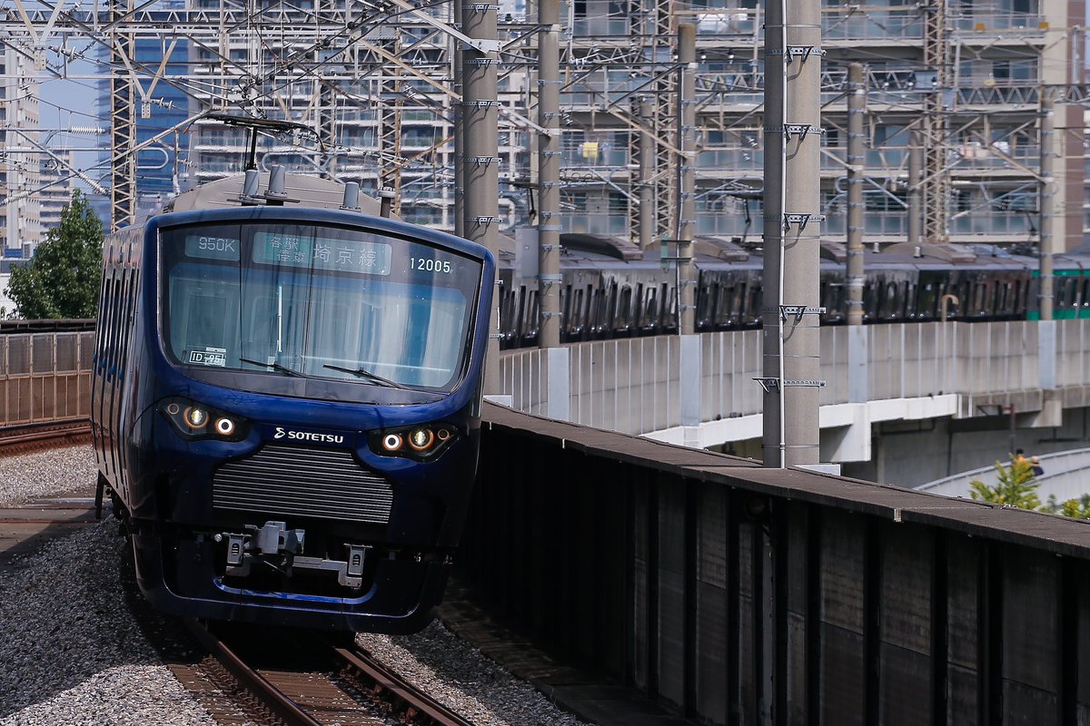 TC8463's tweet photo. 2024/8/23 4869S・950K
相鉄12105f 相鉄線内人身事故に伴う運用変更 ※埼京線池袋以北営業は2年半振り https://t.co/hhCEgzwS28