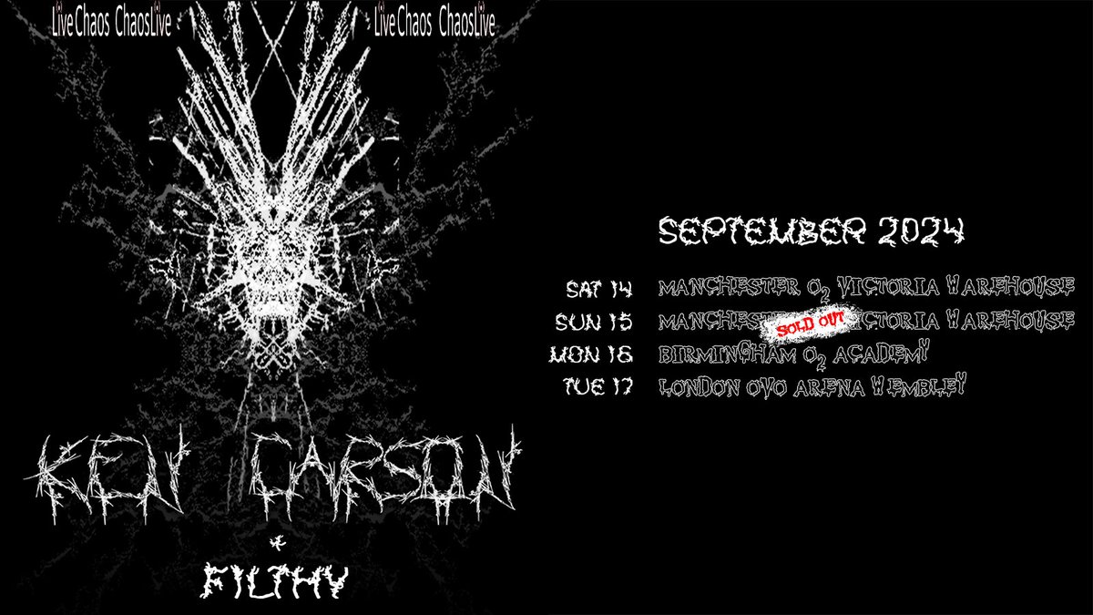 OVOArena's tweet photo. 🎤 @F1LTHYwakeup will be the very special guest of @kencarson when he brings #TheChaosTour to @OVOArena Wembley.
🎟️ Join us for it in September 👇
https://t.co/RrOY0FQKhq
🟢 Club Seats Premium Experiences: https://t.co/4dWieDnKrq https://t.co/uiWQXcPbB8