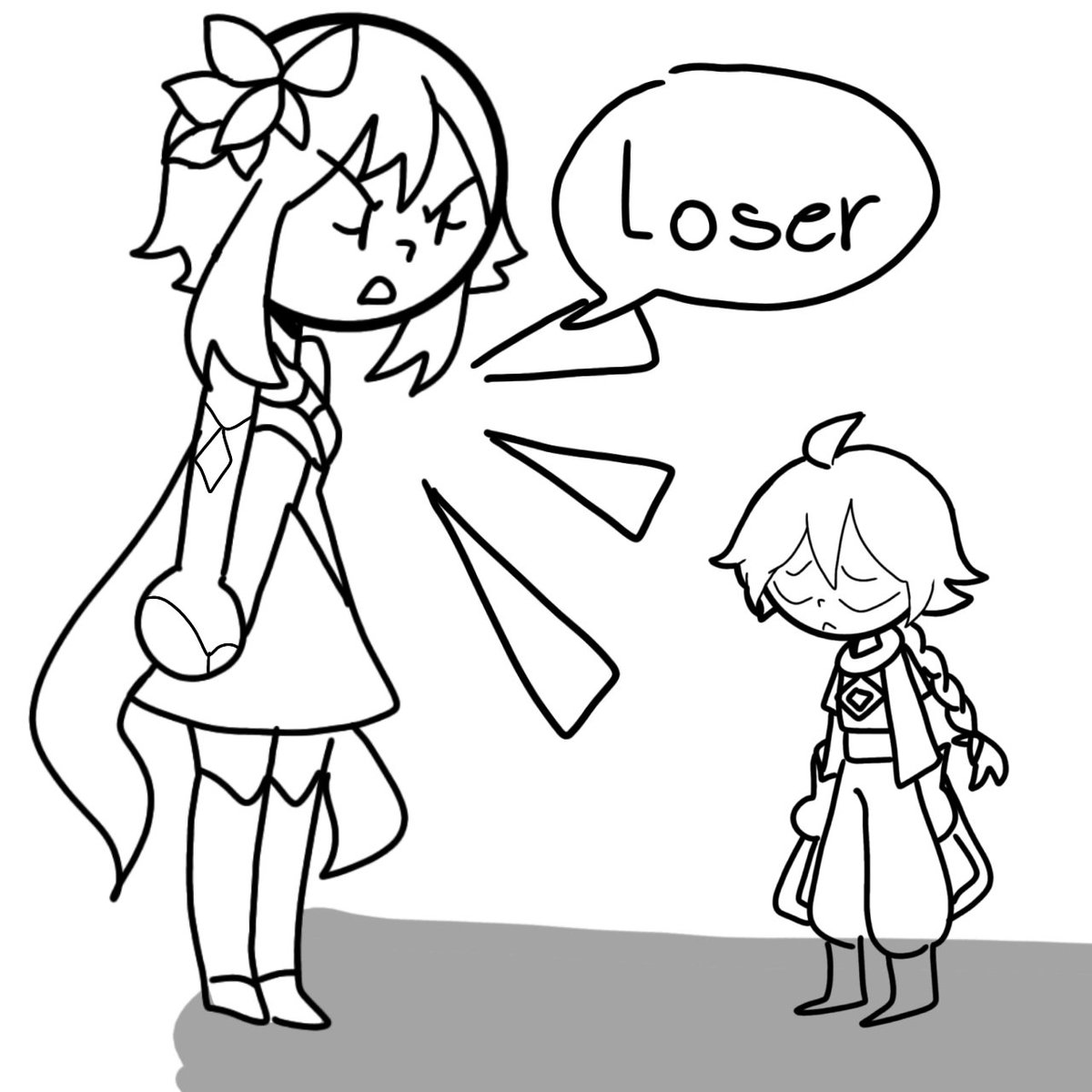 SMR12308280547's tweet image. I forgot..
Day 4: Angst (silly)
#aether_week2024