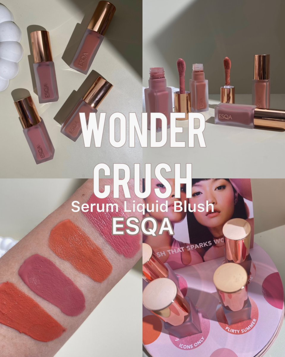 beautybeerere's tweet image. —Rekomendasi Blush On yang gampang di blend😍✨ shadenya cocok buat all skin tone😍 #Blushon #RekomendasiBlushOn #Esqa