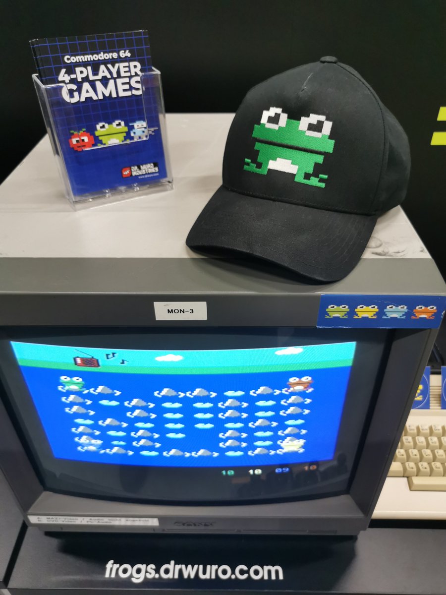 FROGS @ #gamescom2024

our 2017 4-player game for the #Commodore64 #C64

#retrogaming #retrodev #indiegame #indiedev #gamedev #retro #8bit