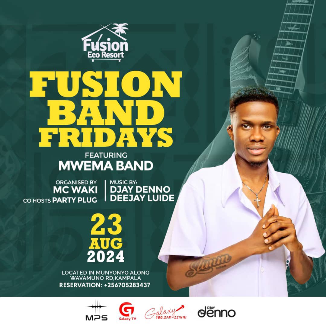 FUSIONECORESORT's tweet image. Live Band Fridays at Fusion Eco Resort! 🎤🎸

Start your weekend in style—don’t forget to pass by and have a blast! ✨🍹

Fusion Eco Resort Munyonyo is the place to be!🏝️🎶

#FusionFridays #LiveBandVibes #WeekendInStyle #MunyonyoNights #GoodVibesOnly #FusionEcoResort