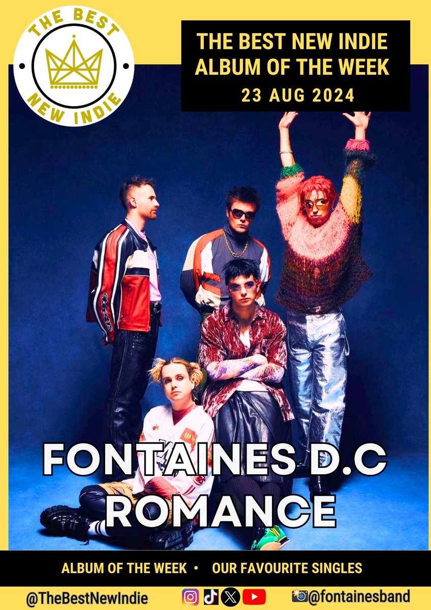 ALBUM OF THE WEEK - FONTAINES D.C  - ROMANCE  
Initial thoughts everyone? 
<a href="/fontainesdublin/">Fontaines D.C.</a>