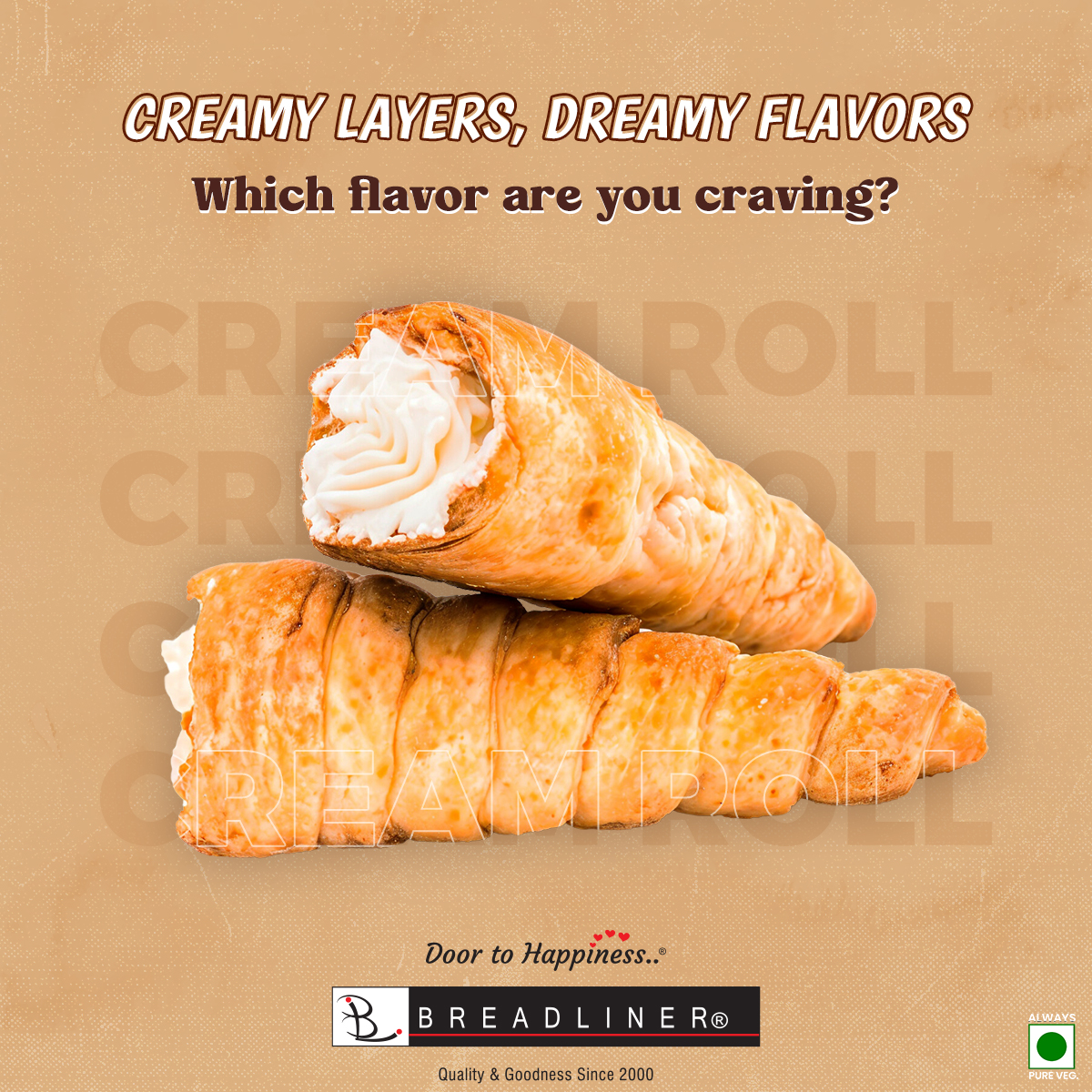 Breadliner1's tweet image. Cloud nine in every bite! Our Cream Rolls are a heavenly experience. Creamy, dreamy, and dangerously delicious.

#Breadliner #Creamroll #Creamrolls #bestcreamroll #suratbaker