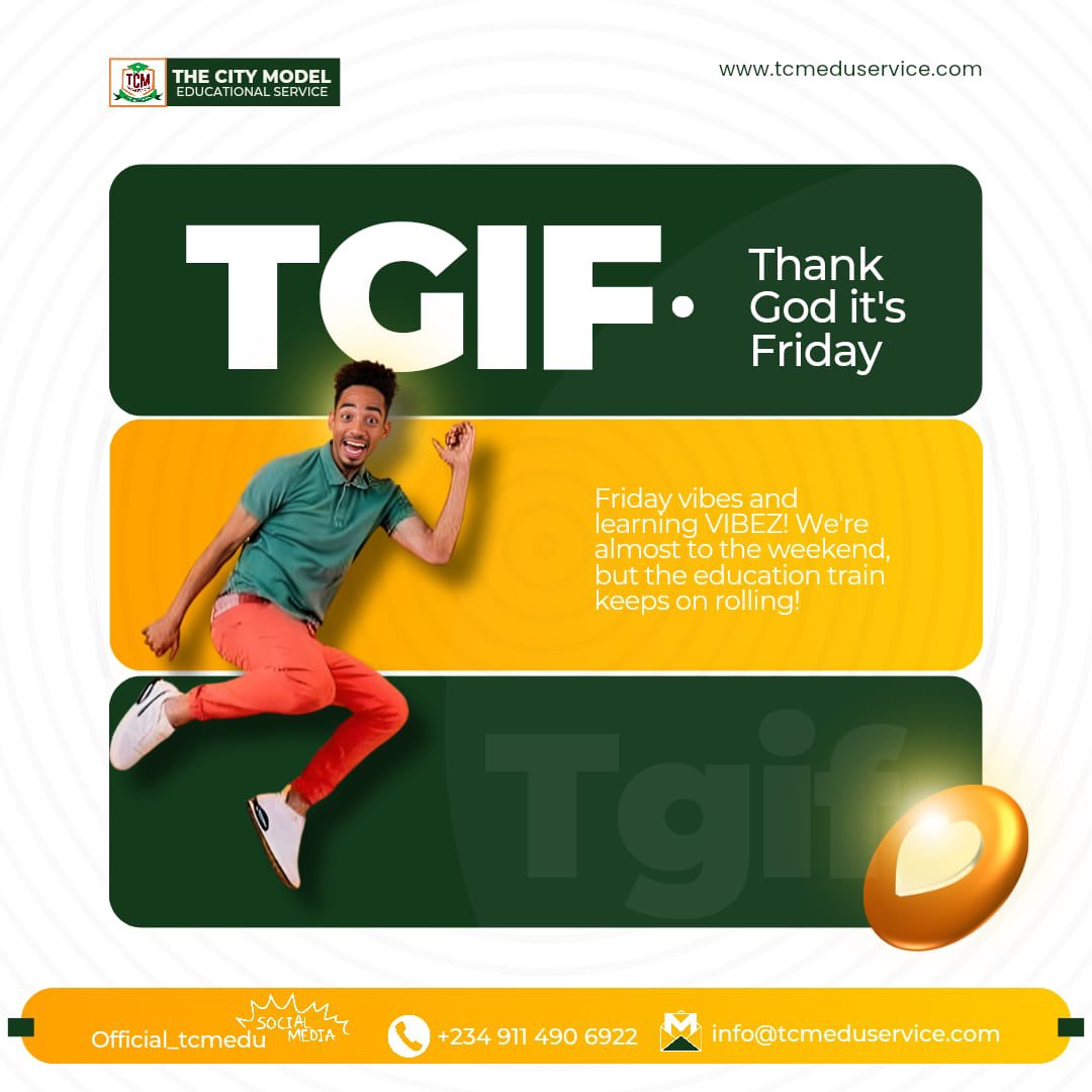 Official_TCMEdu's tweet image. It&apos;s Friday, but the education train keeps on rolling! Friday vibes meet learning vibes as we chug closer to the weekend. Keep pushing, knowledge seekers - the weekend will be all the sweeter after a week of grinding! #FridayFeeling #LearningVibes #EducationTrain #WeekendMotive