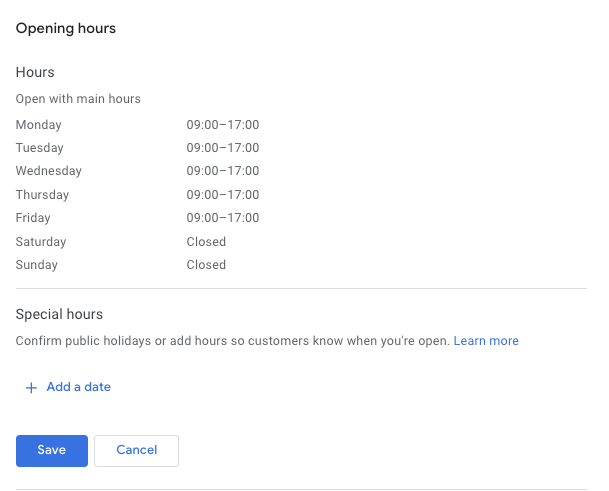 Remember to update your opening hours on your Google Business Profile if you are closed on Monday (under "Edit profile" and "Special hours"). Enjoy the long bank holiday weekend! 🎉

#GoogleBusinessProfile #Customers #Communications