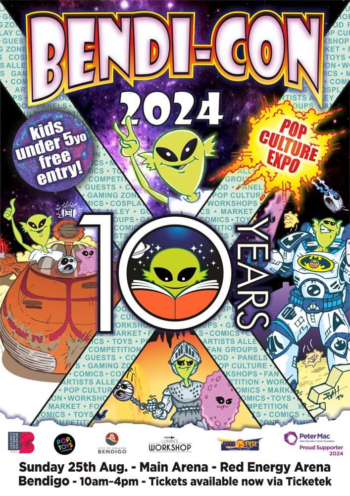 LachWalter79's tweet photo. Friends, acquaintances, friends and acquaintances to be: I'll be at Bendi-Con this Sunday, selling my books and talking the talk and walking the walk. Come say g'day! https://t.co/UOERACQ0ny