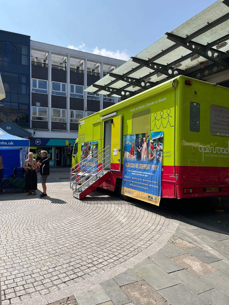 Open_Road's tweet photo. Our SOS Bus was in Basildon last weekend at a community event in association with @BasildonCouncil highlighting our support, info &amp; advice services. Well attended and attracted much interest. Thanks to all involved on the day #Basildon #sosbus https://t.co/kOngAA4Feg