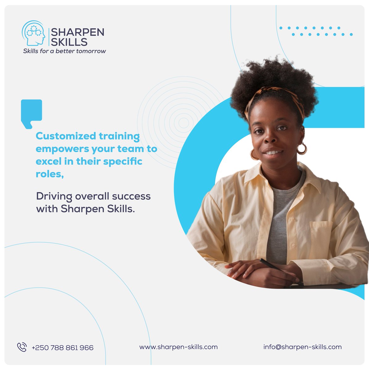 sharpenskills's tweet image. One-size-fits-all training doesn&apos;t cut it! Tailor your team’s trainings to their unique roles and needs. Sharpen Skills is ready to help. #PersonalizedTraining #EmployeeDevelopment