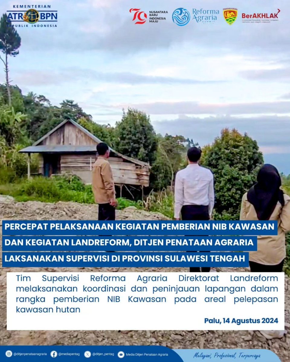 Media Ditjen Penataan Agraria tweet media