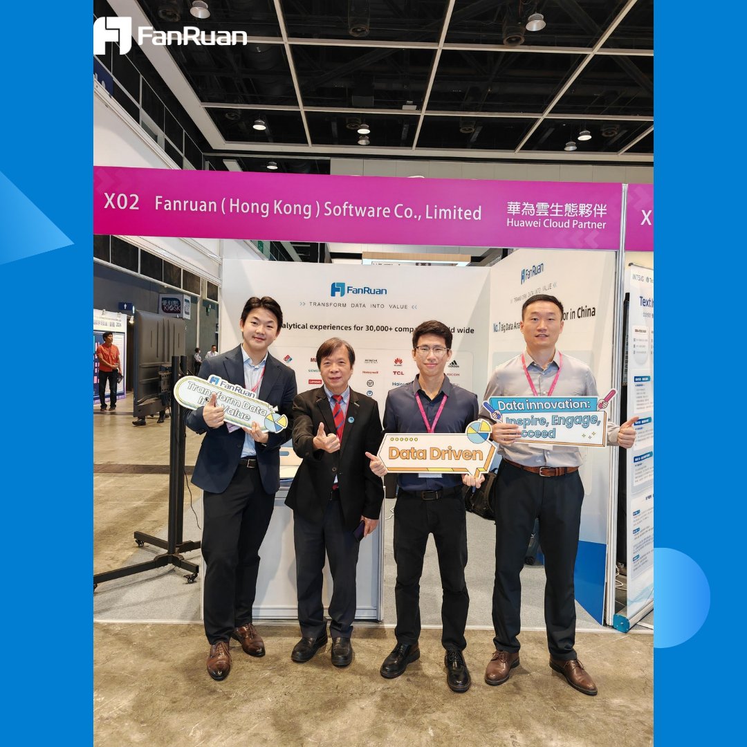 FanruanSoftware's tweet photo. 💎#FanRuan - The Belt and Road Software Pavilion (Hong Kong) 2024 💎 Day 1 photo dump!

Excited to share our products and #solutions  of #BusinessIntelligence and #DataAnalytics today!

#TheBeltAndRoadSoftwarePavilionHK2024 #AI #Workflowoptimization #HongKong https://t.co/If8Dh2kvZf