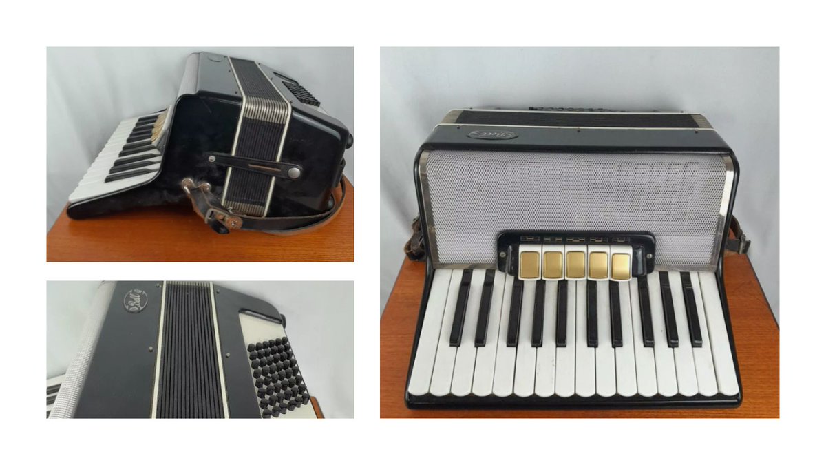 🎶🎵🎹Beautiful Bell 48 Bass Accordion now available by auction from our charity eBay store.

Lots of watchers and offers! Get your bids in soon➡️bit.ly/4dw6d0n

#accordion #London #charityshopping