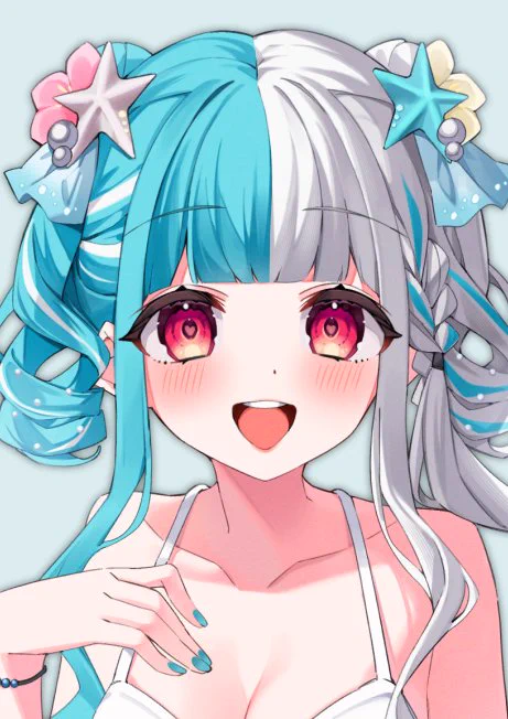 Razzプロダクション所属 「めるとるめ」様の水着新衣装を担当させていただきました。 IRIAMにて以下の期間限定で見れます! 8/21(水)11:00～8/25(日)3:59 ぜひ! (@ Meltrume_sub)