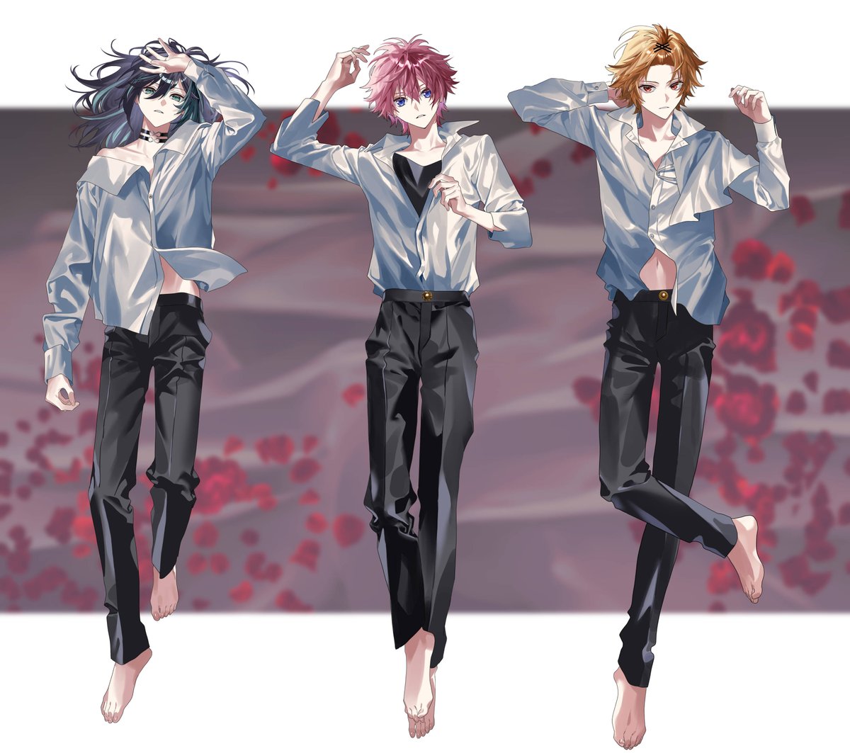 _ando_u_'s tweet photo. さとみさん×そうまさん×しゆんさんによるカバー楽曲動画『BlackCherry』のイラストを担当させて頂きました。 何卒宜しくお願い致します！ https://t.co/7TcapqIpBT