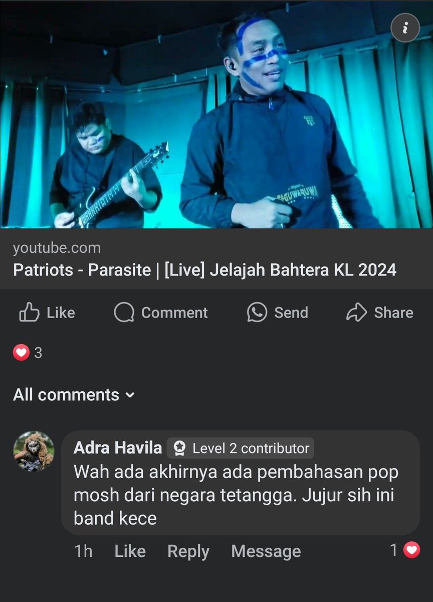 Dapat perhatian dari Indonesia, boekk <a href="/PatriotsMY/">PATRIOTS</a> gaess