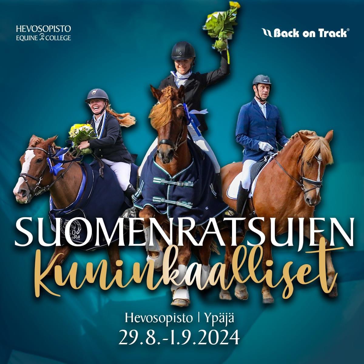 TatuUjula's tweet photo. Nyt hemmotellaan kuntalaisia! Ypäjän kunta jakaa yhden päivän lippuja Suomenratsujen Kuninkaalliset 2024 lauantaille 31.8.2024 ja sunnuntaille 1.9.2024. 

Lippuja voi noutaa kunnanvirastolta tai kirjastolta aukioloaikojen puitteissa.

#Ypäjä #täyttälaukkaa #viestintä #hevosopisto https://t.co/2Ik5hw9oy1
