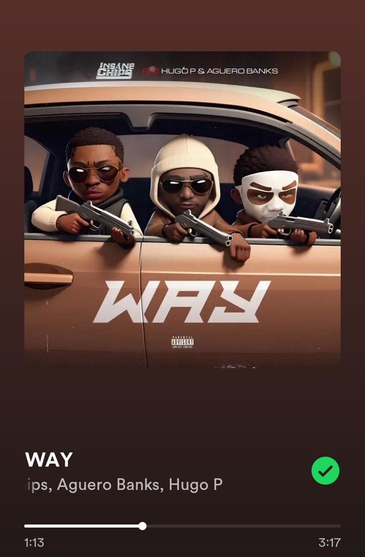 Way by <a href="/insane_chips/">INSANE CHIPS</a> x @AgueroBanks2 x <a href="/Hugop0421/">Hugop042🦉</a> is such a jam🔥the beat was totally murdered and they all delivered as they always do💜🤍🥷🏿

"Nwanne anya fulu uzo gosi his brothers"🎶