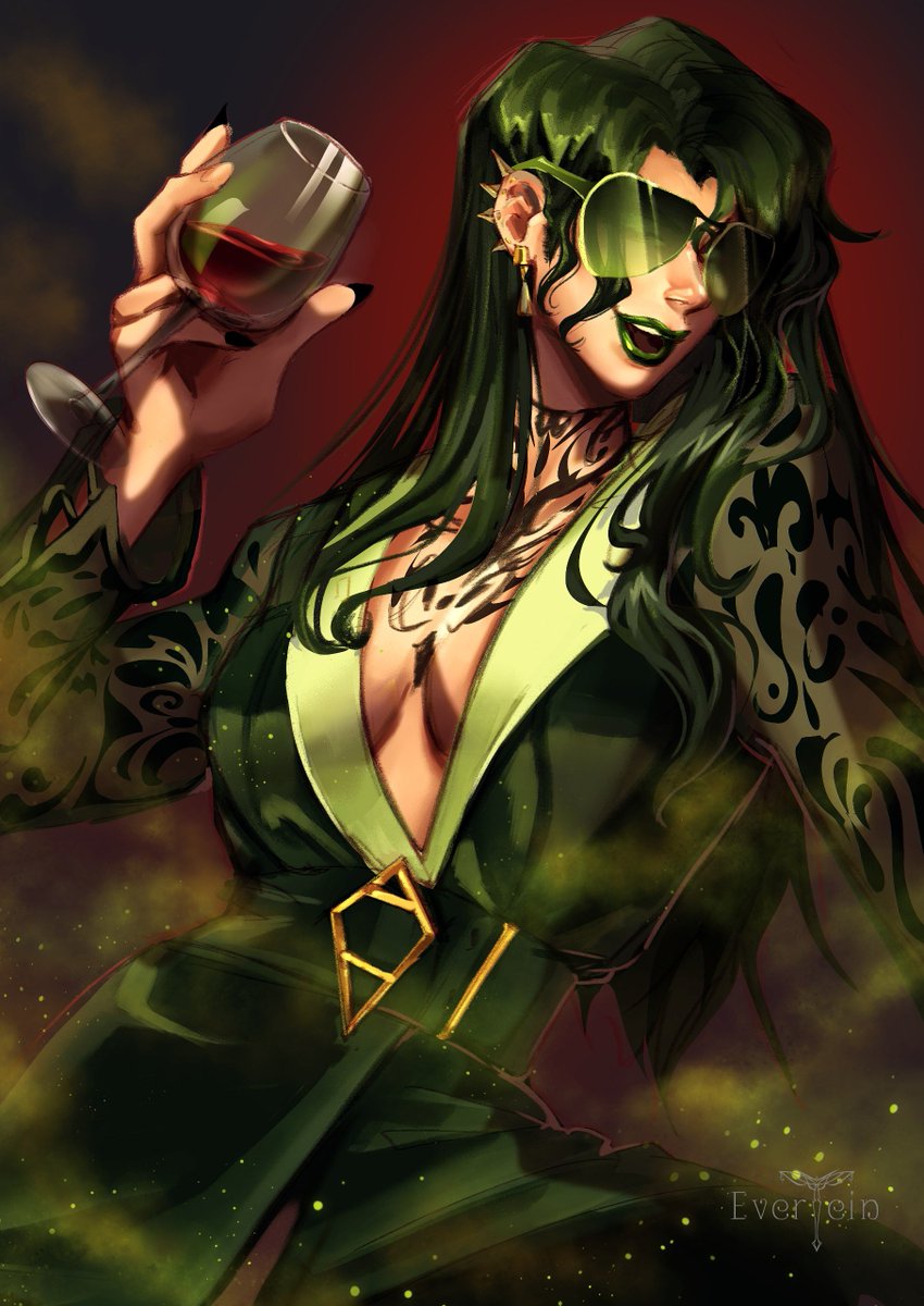 BerniVulcan's tweet image. Flatline, a supervillain from a rpg campaign I´m running! Drawn by the ever incredible @EverteinC !!!!