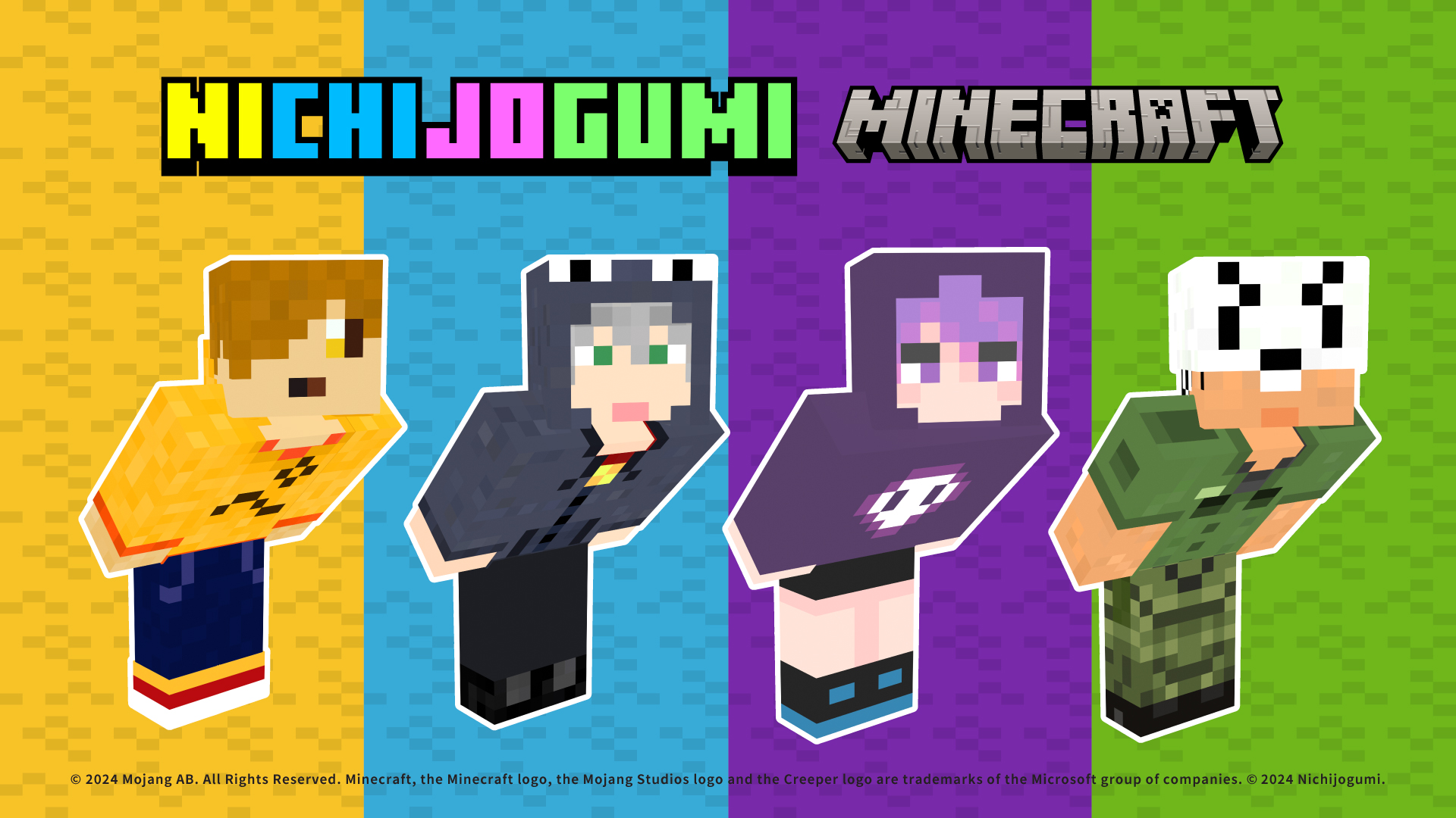 日常組 しにがみ アクリルスタンド マイクラ マインクラフト