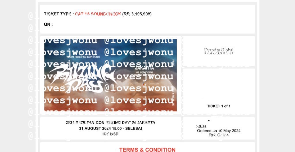 lovesjwonu's tweet photo. wts tiket riize fancon in jakarta🎫
🎀UNDERPRICED🎀

; cat 1A SC [ secured 14.00 ]
💰3,00  
with ls 3,550 aja ❗️wajib cod❗️

📌dp min 20% klo mau cod venue
📌bisa cicilan &amp; cod dp ( jkt depok )
📌bisa ngasih proof sepuasnya
📌 tiket pribadi

t. want to sale rizing day https://t.co/d05xPADQ3U