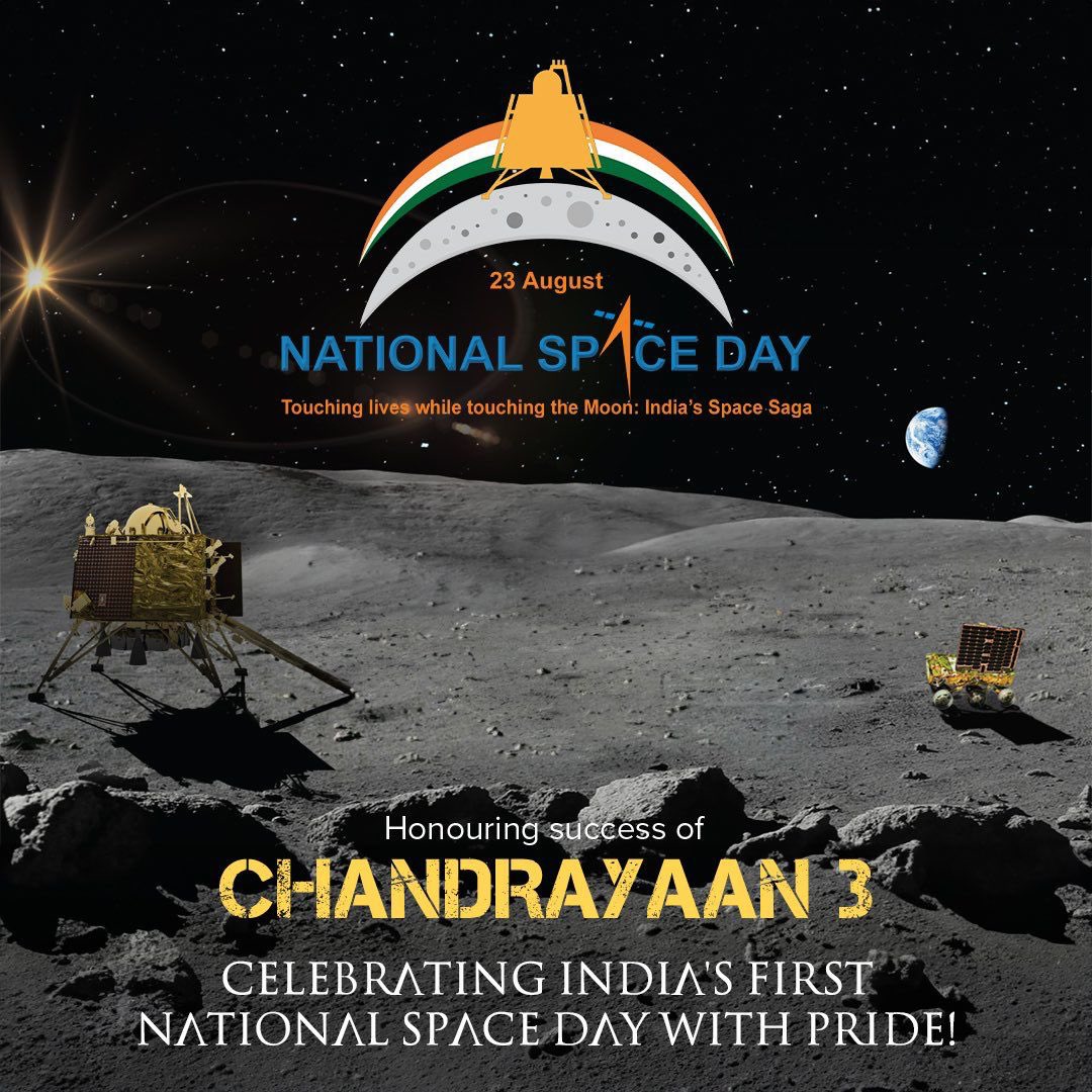 DrSJaishankar's tweet photo. On the first #NationalSpaceDay, convey my greetings to our dedicated space scientists and engineers whose untiring efforts made Chandrayaan - 3 a success. 

Your relentless pursuit of excellence and innovation is a source of inspiration for everyone. Confident that India’s space program will reach new heights in times to come.
