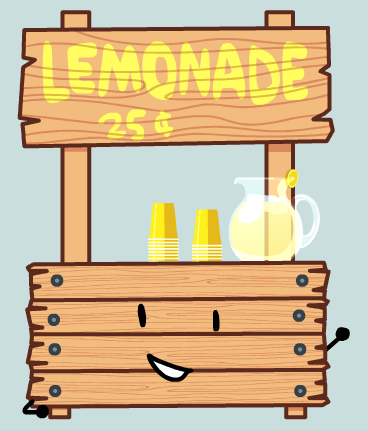 CakeAnimation's tweet image. i made this lemonade stand