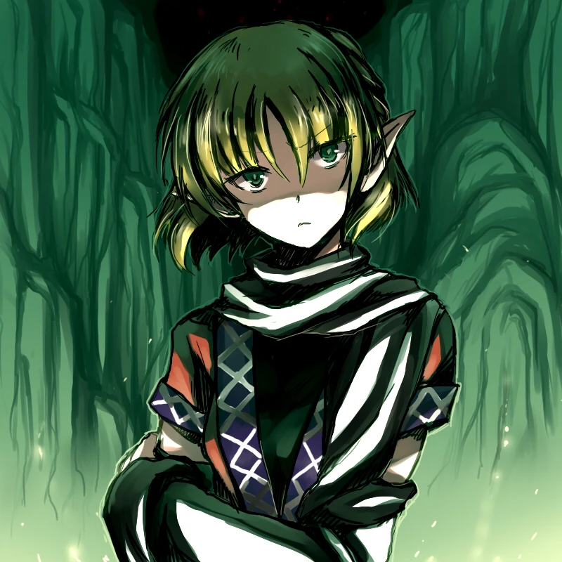 Hashihime590901's tweet photo. Hell's Green-Eyed Monster, Parsee Mizuhashi https://t.co/7JANA1z5UF