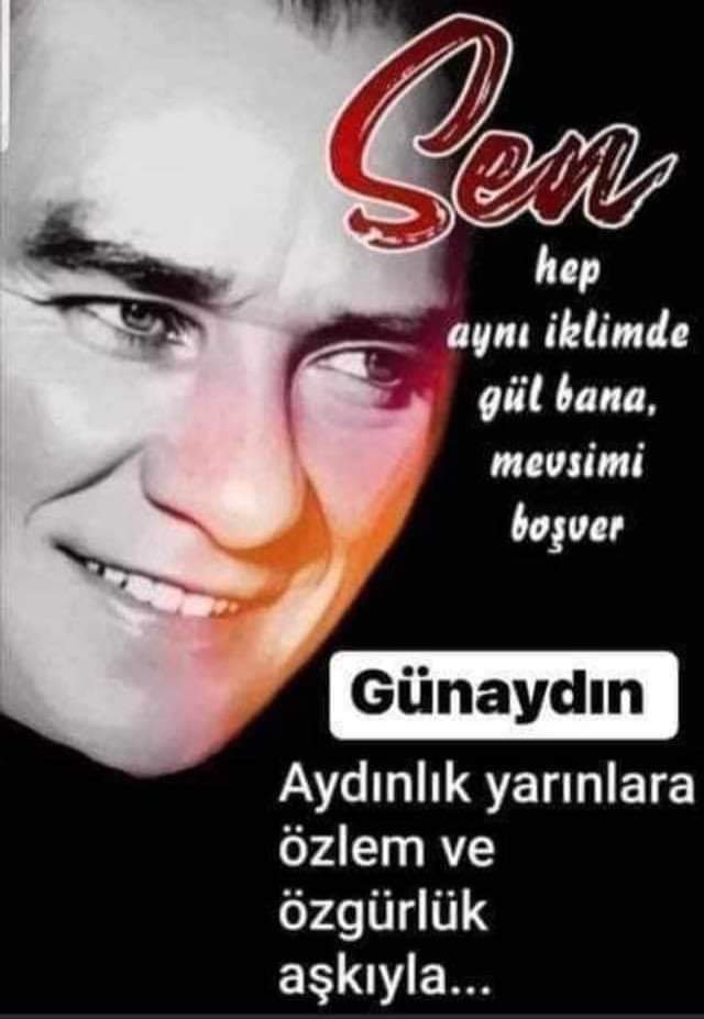 ''Çoğaltmak lazım🌸Gökyüzünde kuşları,
Suda balıkları,🌸Yüzlerde gülümsemeyi,
Kalplerde sevgiyi...''💜❤🇹🇷❤🇹🇷
Günaydın dostlar...🌹🇹🇷❤🇹🇷❤🇹🇷❤