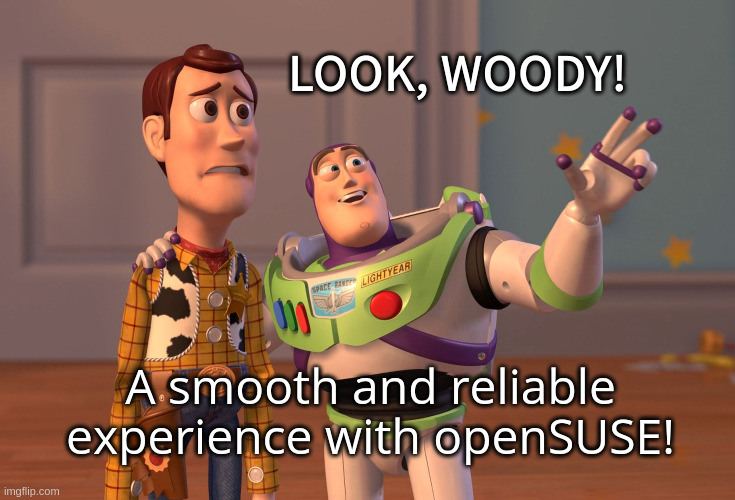 If you're looking for something different, #openSUSE is here with stability, flexibility and a welcoming community. Happy to have you onboard! 💚 #openSUSE #Linux #FOSS get.opensuse.org