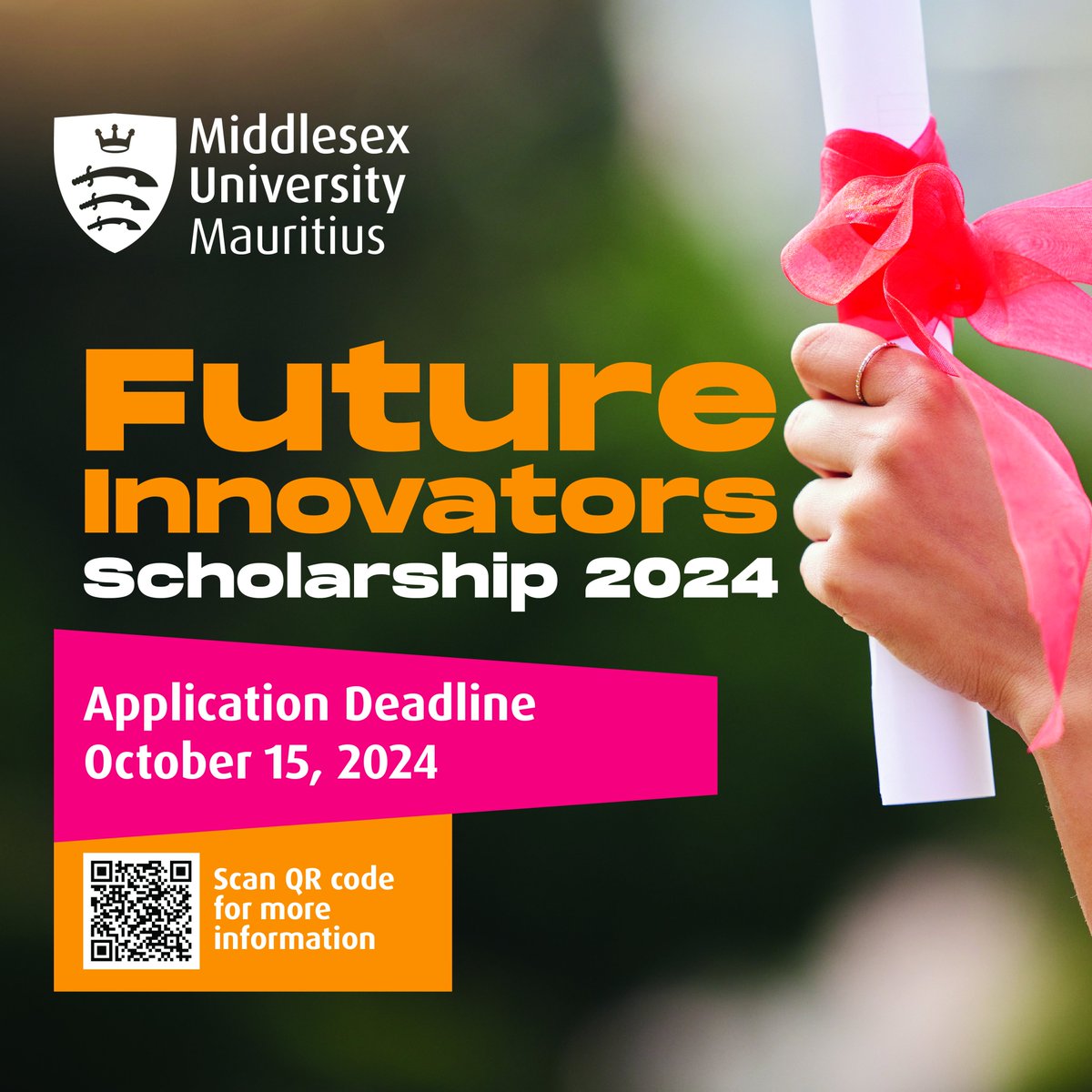 🚨 Attention #MiddlesexUniversity undergrads! The Future Innovators Scholarship 2024 is now open! 🌟 Got a passion for innovation? Apply now for a chance to win a £1,000 award! 💼 Deadline: October 15th.

Get all the details and apply here: [Link] #Scholarship #MiddlesexUni