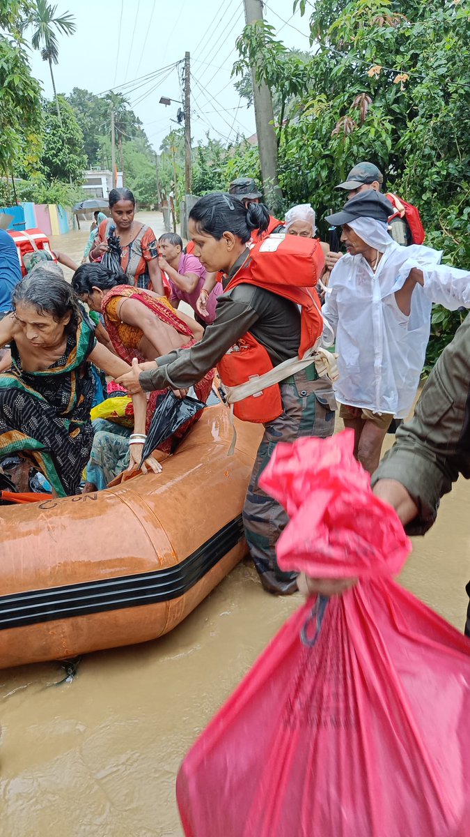 AdityaRajKaul's tweet photo. Indian Army Rescue Over 330 Civilians: Flood Relief Operations in Tripura

In a swift and effective response to the ongoing flood situation in Tripura, the Assam Rifles have launched extensive Humanitarian Assistance and Disaster Relief (HADR) operations under the code name *Op JAL RAHAT*.

Two columns from the 18 Assam Rifles, operating under the command of HQ 21 Sector Assam Rifles and IGAR (East), have been deployed across the flood-affected areas of Amarpur, Bhampur, Bishalgarh, and Ramnagar in Tripura.

*Key Highlights of the Operations*

- Two dedicated columns with a combined strength of over 80 personnel are actively engaged in the rescue and relief efforts.
  
- The teams have successfully rescued 334 civilians stranded due to the rising floodwaters.
  
- Essential rations & supplies have been distributed to 85 affected individuals, ensuring that immediate food needs are met during this crisis.
  
- Medical aid has been provided to seven civilians, addressing urgent health concerns amidst challenging conditions.

The Indian Army's commitment to serving the nation and its people is evident in their prompt and efficient response to the flood crisis in Tripura. Their ongoing efforts continue to bring much-needed relief to the affected communities.