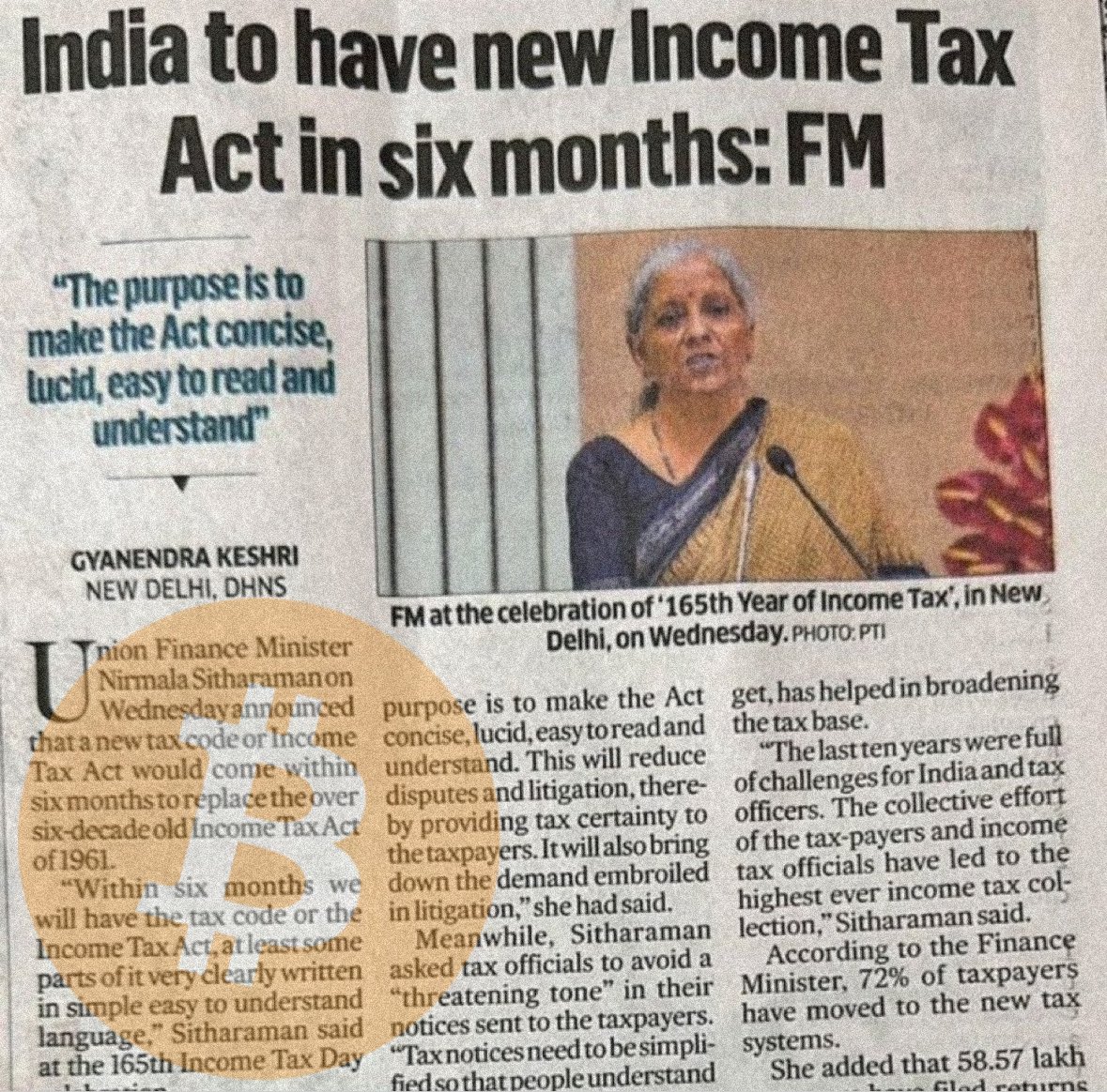 Gm , HUGE NEWS for Indian #Crypto 🇮🇳🚨 1️⃣ Crypto regulation finally  coming: 👉 DEA seeking feedback 👉 Consultation paper by Sept/Oct 2024 2️⃣  New Income Tax Act coming in 6 months: