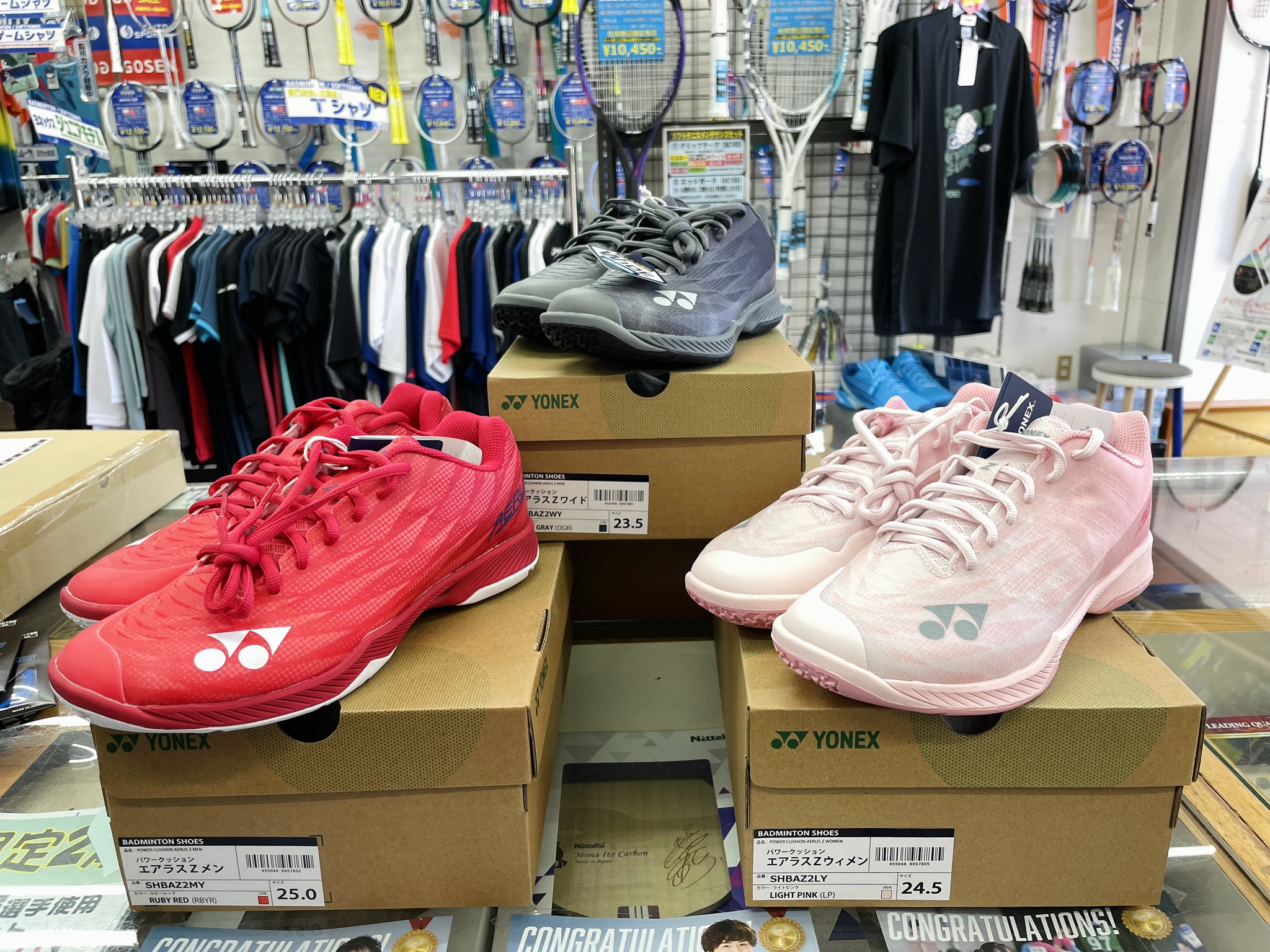 ヨネックス エアラスZウィメン23.5 バドミントン｜シューズ｜全商品