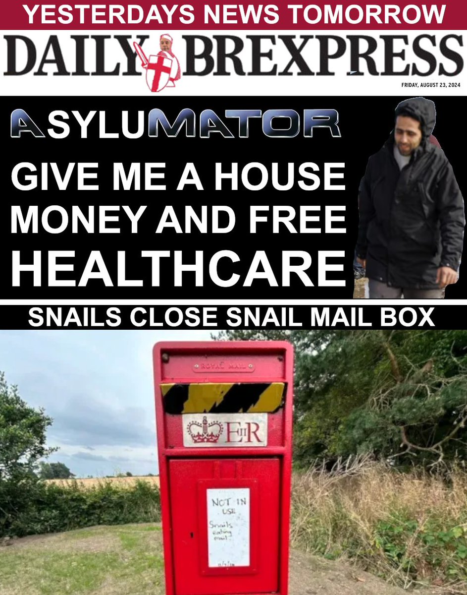brianbrane's tweet photo. #mailydail #dailybrexpress #thecardigan #TomorrowsPapersToday #todayspaperstomorrow #themailytorygraph #thememes #thememesonsunday #thesundaymemes #mailytsar #bbcnews #skynews #theeveningbastard #londoneveningbastard #eveningbastard #headliners #hignfy #mocktheweek #thepoke https://t.co/gLGKNomnpT